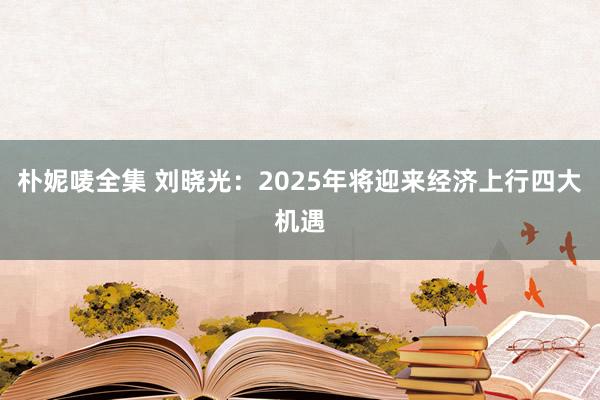 朴妮唛全集 刘晓光：2025年将迎来经济上行四大机遇