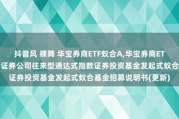 抖音风 裸舞 华宝券商ETF蚁合A,华宝券商ETF蚁合C: 华宝中证全指证券公司往来型通达式指数证券投资基金发起式蚁合基金招募说明书(更新)