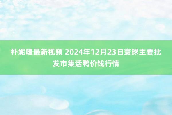 朴妮唛最新视频 2024年12月23日寰球主要批发市集活鸭价钱行情