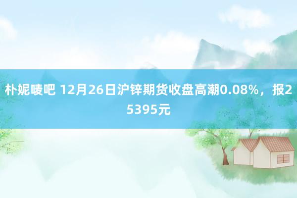 朴妮唛吧 12月26日沪锌期货收盘高潮0.08%，报25395元