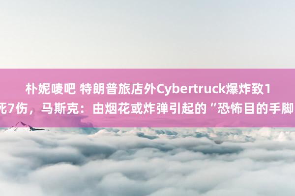 朴妮唛吧 特朗普旅店外Cybertruck爆炸致1死7伤，马斯克：由烟花或炸弹引起的“恐怖目的手脚”