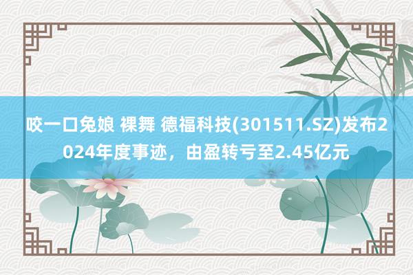 咬一口兔娘 裸舞 德福科技(301511.SZ)发布2024年度事迹，由盈转亏至2.45亿元